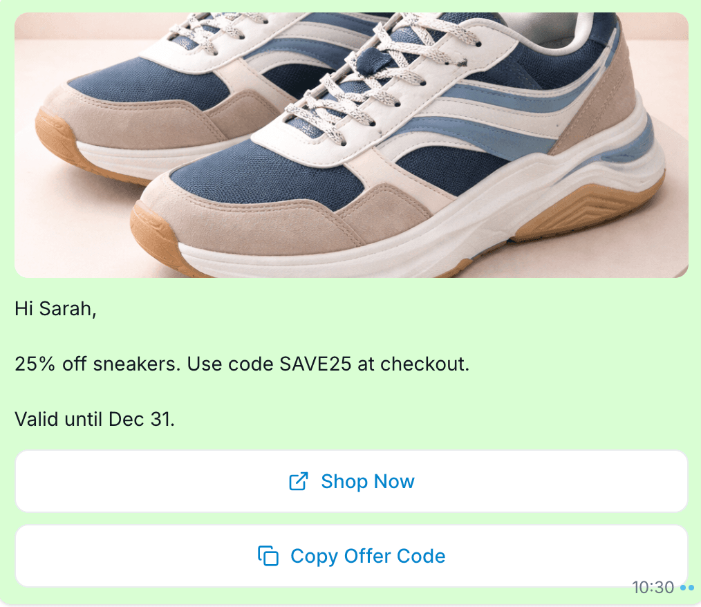 Product Promo template preview