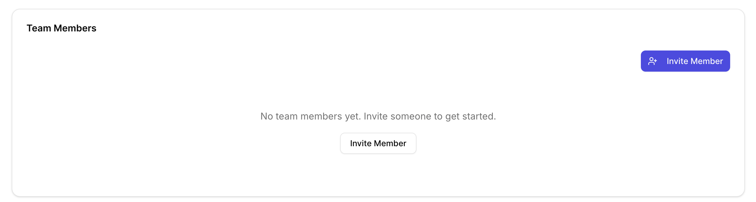 Invite a member from the Teams page